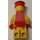 LEGO Railway Employee Lego Loco 1, Red Plastic Cape Minifigure
