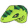 LEGO Raptor Dinosaurier Kopf mit Green und Dark Green (38279 / 98065)