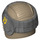 LEGO Rebel Commando Helmet with Flat Silver Band and Yellow Insignia (28627)