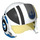 LEGO Rebel Pilot Helm mit Transparent Gelb Visier mit Schwarz Streifen (26916 / 35990)