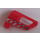 LEGO Rood 3D Paneel 5 met Zilver Rectangles Sticker (32527)