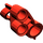 LEGO Rood 3D Paneel 6 (32528)
