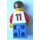 LEGO Red and Blue Team Player with Number 11 on Back Minifigure
