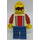 LEGO Red and Blue Team Player with Number 3 Minifigure
