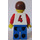 LEGO Red and Blue Team Player with Number 4