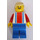 LEGO Rød og Blå Team Player med Number 9 på baksiden Minifigur