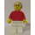 LEGO Rosso e Bianco Team Player 2 Minifigure