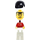 LEGO Red and White Team Player with Number 9 on Front and Back Minifigure