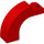 LEGO rouge Arche
 1 x 3 x 2 avec Haut incurvé (6005 / 92903)