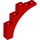 LEGO Red Arch 1 x 5 x 4 Regular Bow, Unreinforced Underside (2339 / 14395)