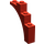 LEGO Red Arch 1 x 5 x 4 Regular Bow, Unreinforced Underside (2339 / 14395)