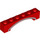 LEGO Red Arch 1 x 6 with White Line Raised Bow (92950 / 103627)