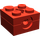 LEGO rot Arm Backstein 2 x 2 mit Arm Halter mit Loch und 1 Arm
