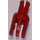 LEGO Rood Arm Sectie met Pin en 3 Vingers (6047 / 6217)