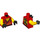 LEGO rot Avatar Kai Minifig Torso (973 / 76382)