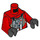 LEGO Rood B-Vleugel Piloot Torso (973 / 76382)