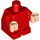 LEGO Red Baby Body with Light Flesh Hands (25128)