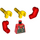 LEGO Red Bandit Torso (973 / 73403)