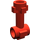 LEGO rouge Barre 1 avec Haut Stud et Deux Goujons latéraux (92690)