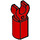 LEGO rouge Barre Titulaire avec Agrafe (11090 / 44873)