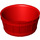 LEGO rouge Baril 4.5 x 4.5 avec trou d&#039;axe (64951)