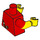 LEGO Red Bart Simpson Torso with Slingshot Decoration (973 / 16360)