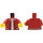 LEGO rouge Baseball Jacket Minifig Torse (973 / 76382)