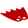LEGO rot Batman Umhang mit 5 Punkten und normaler Stoff (21845 / 56630)