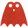 LEGO Rood Batman Cape met 5 punten en normale stof (21845 / 56630)