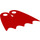 LEGO rot Batman Umhang mit 5 Punkten und schwammiger Stoff mit Loch im Nacken (39444 / 69486)