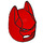 LEGO Rosso Batman Cowl Maschera con orecchie angolari (10113 / 28766)