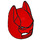 LEGO rot Batman Cowl Maske mit eckigen Ohren (10113 / 28766)