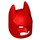 LEGO Rood Batman Cowl Masker met hoekige oren (10113 / 28766)