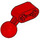 LEGO rouge Faisceau 2 avec Angled Rotule (50923 / 59141)