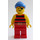 LEGO Red Beard Runner with Red and Black Stripes Shirt Minifigure