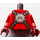 LEGO Rød Beast Master (70314) Minifig Torso (973 / 76382)