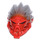 LEGO Red Bionicle Mask with Flat Silver Back (24148)