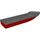 LEGO Rojo Barco Hull con Dark Stone Gris Parte superior (54100 / 54779)