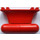 LEGO Rouge Bateau Weighted Keel 2 x 8 x 4 sans Bas Tab