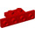 LEGO Rood Beugel 1 x 2 - 1 x 4 met afgeronde hoeken en vierkante hoeken (28802)