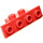 LEGO Red Bracket 1 x 2 - 1 x 4 with Square Corners (2436)