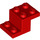 LEGO Rosso Staffa 2 x 3 con Piastra e Step senza supporto per bottoncino inferiore (18671)