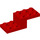 LEGO rouge Support 2 x 5 x 1.3 avec des trous (11215 / 79180)