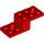 LEGO Rouge Support 2 x 5 x 1.3 avec des trous (11215 / 79180)