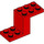 LEGO Rosso Staffa 2 x 5 x 2.3 e supporto interno per bottoncino (28964 / 76766)