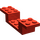 LEGO Red Bracket 8 x 2 x 1.3 (4732)