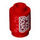 LEGO rouge Brique 1 x 1 Rond avec &quot;Chaos Cola&quot; avec goujon ouvert (3062 / 104816)