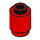LEGO rouge Brique 1 x 1 Rond avec goujon ouvert (3062 / 30068)