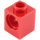 LEGO Rood Steen 1 x 1 met Gat (6541)