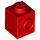 LEGO Rood Steen 1 x 1 met Stud Aan een Kant (87087)